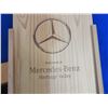 Image 2 : 2 Wood Boxes with Sliding Lids - Mercedes and Unknown