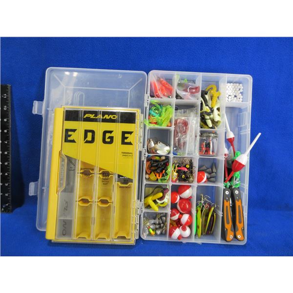 2 Plano Compartment Tackle Boxes - 1 with Assorted Tackle