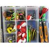 Image 4 : 2 Plano Compartment Tackle Boxes - 1 with Assorted Tackle
