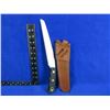 Image 2 : Knives of Alaska Bone Saw with Leather Sheath - 8" Blade