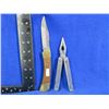 Image 2 : Folding Lock Blade Knife (3 1/2" Blade) and Multi-Tool Plier