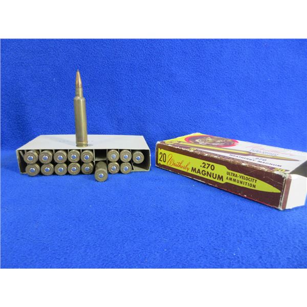 270 Wby Mag Reloads (Pick Up or Ship by UPS Only) - Box of 17