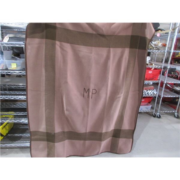 Vintage Jailhouse Blanket - Marked "MP"