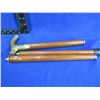 Image 2 : 3 Piece Wood and Brass Cane - 33 1/2" Length