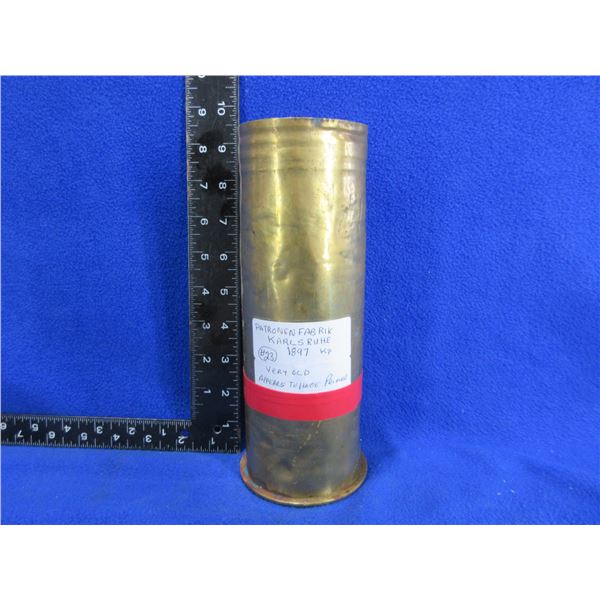 75MM Primed Brass Shell Casing - (Pick Up or Ship by UPS Only)