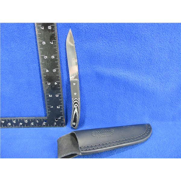 Camillus Titanium Finscale Bird & Trout Fixed Blade Knife