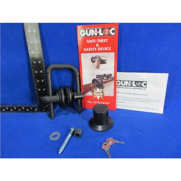 Gun-Loc Anti-Theft and Safety Device with Instructions