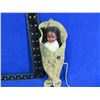 Image 1 : Native American Doll in Buckskin Papoose Baby Carrier