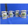 Image 1 : 4 RCMP Mugs - Elbro Japan - Hand Decorated