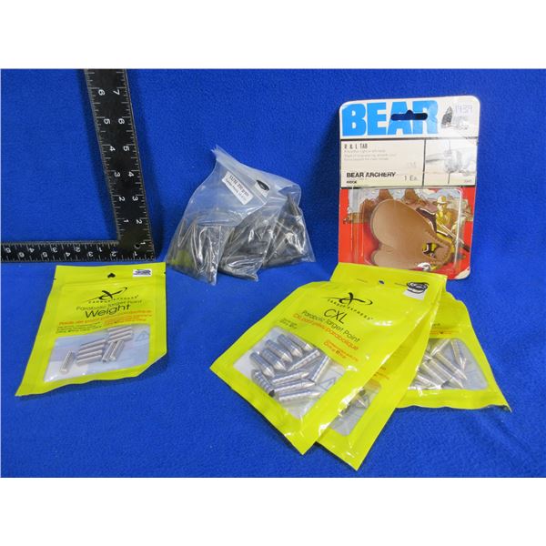 Archery Points, Parabolic Weights, R & L Tab