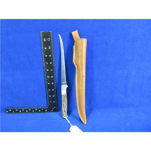 Schrade Uncle Henry USA 167 Fillet Knife with Sheath