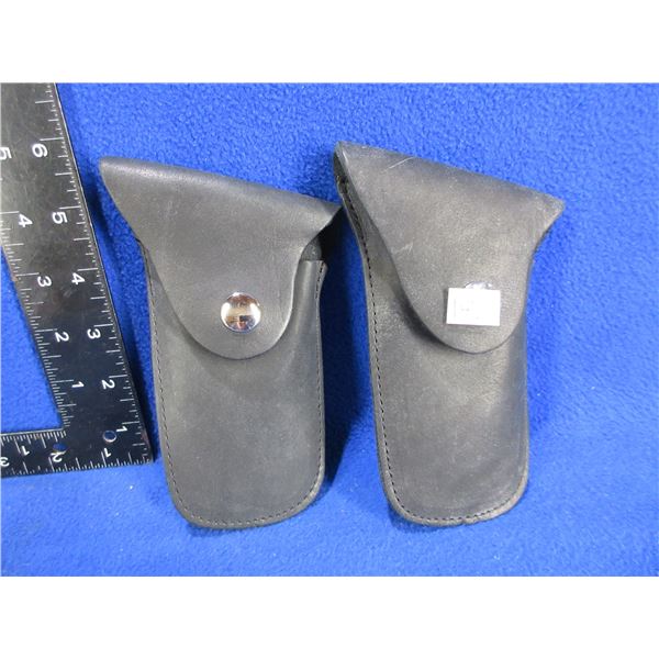 2 Leather Knife Sheaths - Appear New