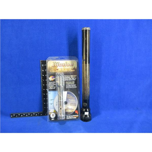 Canada Goose Flute and Vintage D Cell Flashlight