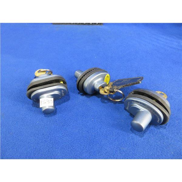 3 Trigger Locks Keyed Alike with 2 Keys Each