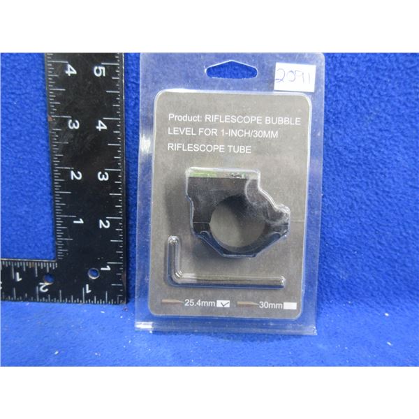 NEW - 1" Riflescope Bubble Level with Compass