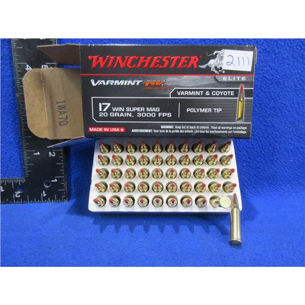 17 WSM 20gr Polymer Tip (Pick Up or Ship by UPS Only)