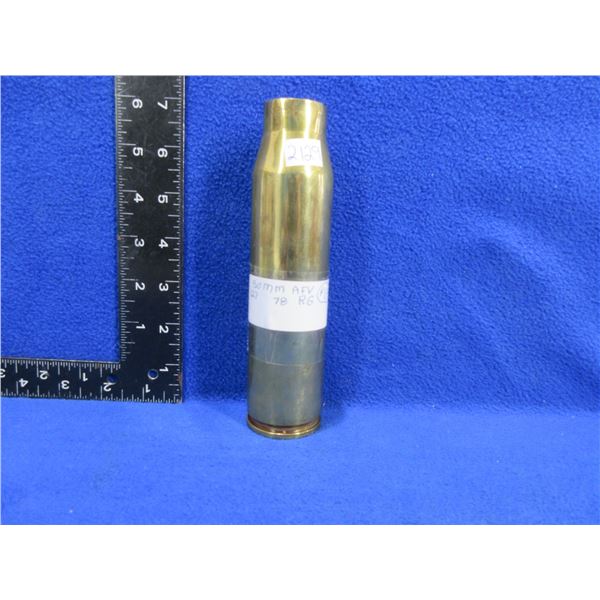30MM Brass Shell Casing Marked "30MM AFV 78 RG 127"