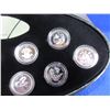 Image 2 : Royal Canadian Mint 25 Cent Millennium 2000 - 12 Coin Set