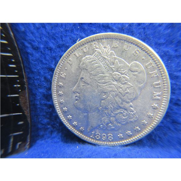 1898 USA One Dollar "Morgan Dollar" - .900 Silver