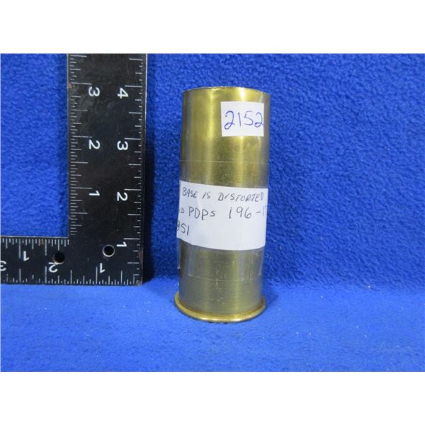 37MM Brass Shell Casing Marked "PDPs 196 1.17 37-85"