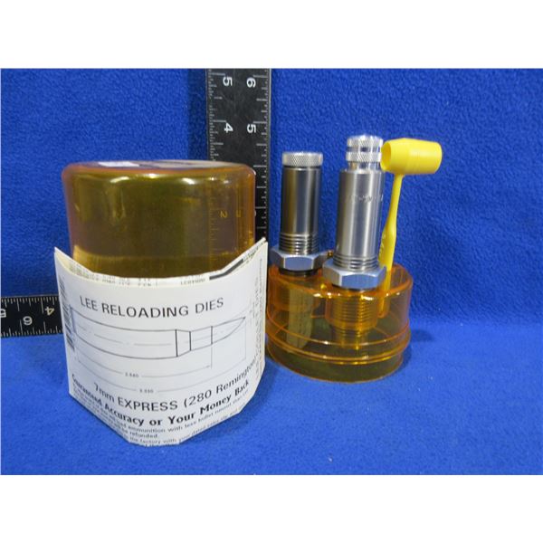 Lee 7MM Express (280 Rem.) 2 Die Set with Shell Holder # 2