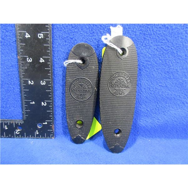2 Winchester Butt Plates - 3 3/8" C/C and 2 7/8" C/C