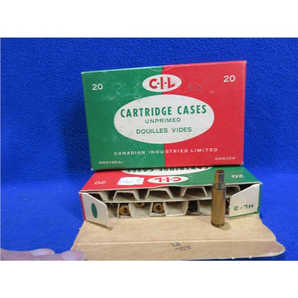 NEW - Brass Only - 222 Rem. Unprimed - 2 Boxes of 20