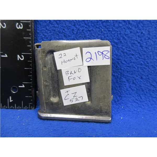 22 Hornet BRNO Fox & CZ 527 - 5 Round Magazine