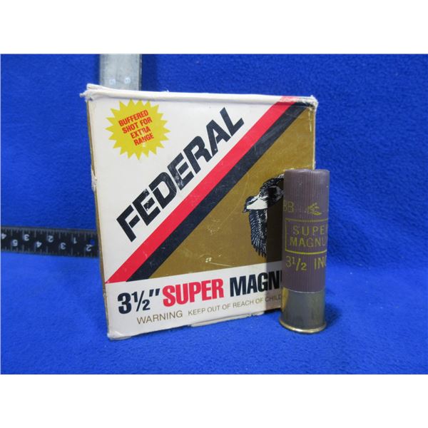 10 Ga. 3 1/2" BB Shot Federal (Pick Up or Ship by UPS Only)