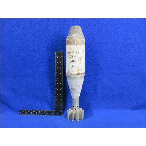 Inert 81MM Mortar Illumination Round - PICK UP ONLY