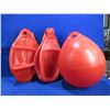 Image 1 : 2 Red Boat Anchor Buoys/ Dock Bumpers - Approx. 20" x 15"