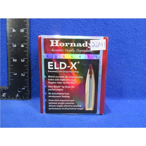 30 Cal. .308" 220gr ELD-X Hornady Bullets - Sealed Box of 100