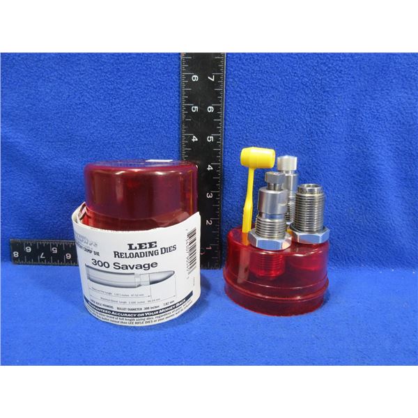 Lee 300 Savage 3 Die Set with Powder Measure