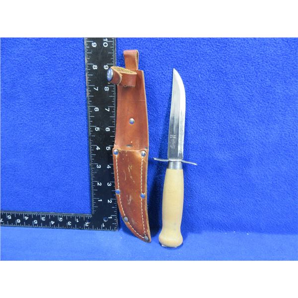 Frosts Mora Fixed Blade Knife with Leather Sheath