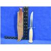 Image 2 : Frosts Mora Fixed Blade Knife with Leather Sheath