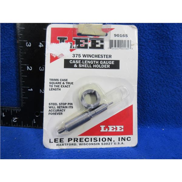 Lee 375 Win. Case Length Gauge and Shell Holder