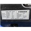 Image 4 : Firman P01001 1300/1050 Watt Generator - PICK UP ONLY