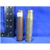 Image 1 : 2 - 20MM Shell Casings - 1 is Brass, 1 Appears to be Copper