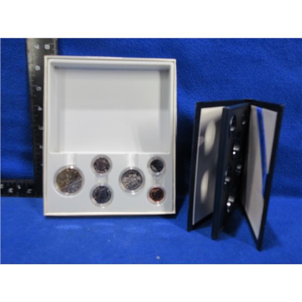 1985 Royal Canadian Mint 6 Coin Set with Display Case