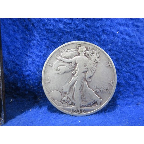1936 USA "Walking Liberty Half Dollar" - .900 Silver