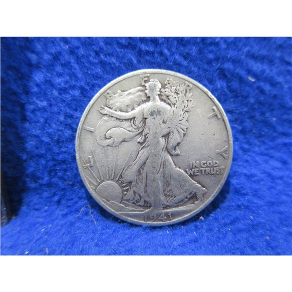 1941 USA "Walking Liberty Half Dollar" - .900 Silver