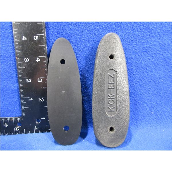 Kick-Eez Rubber Butt Plate and Spacer - 3 1/8" C/C