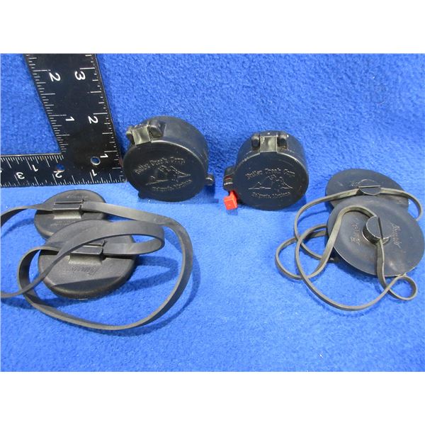 3 Pairs of Lens Covers - Butler Creek Flip Up, Burris x 2
