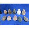 Image 1 : 10 Arrowheads - Approx. 1" to 1 1/2" Length
