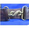 Image 2 : Rare WWI Canadian Snake Buckle Military Belt