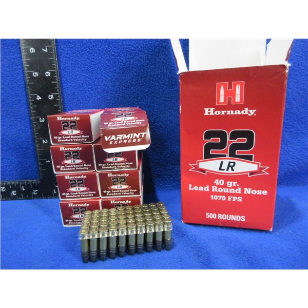 22 LR 40gr LRN Hornady (Pick Up or Ship by UPS Only)