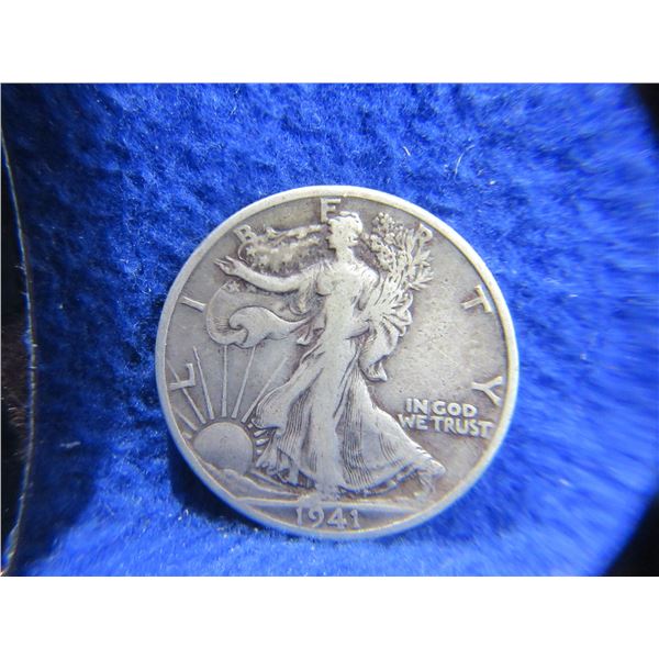 1941 USA "Walking Liberty Half Dollar" - .900 Silver