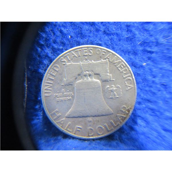 1963 USA "Franklin Half Dollar" - .900 Silver, 12.4 Grams