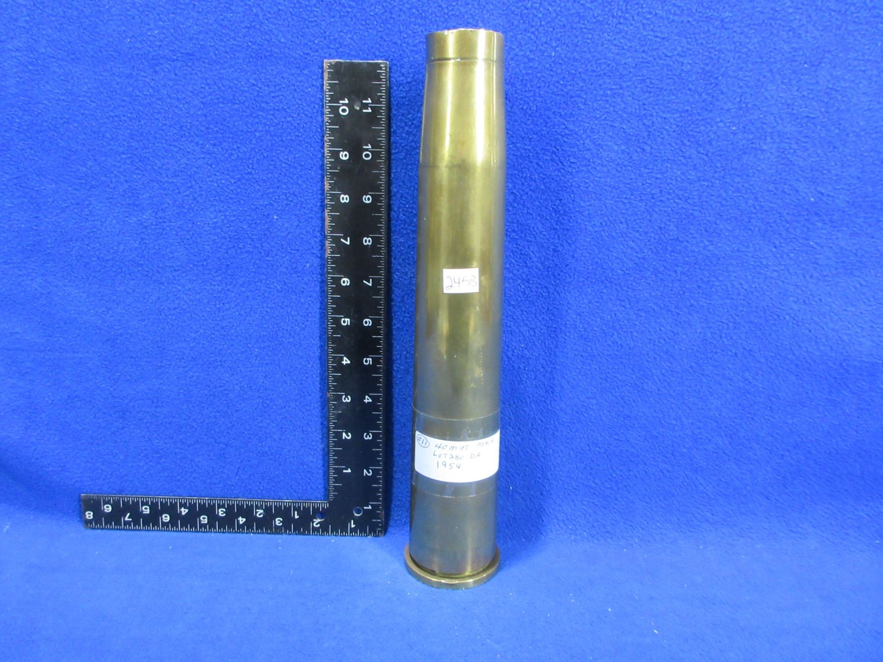 40MM Brass Shell Casing - Marked