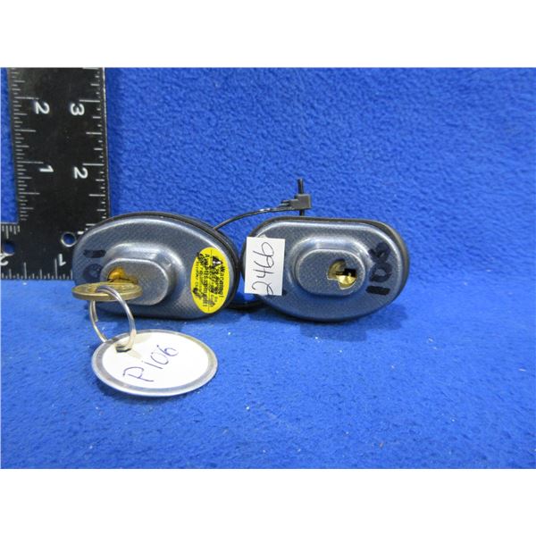 2 Trigger Locks Keyed the Same with 1 Key Only